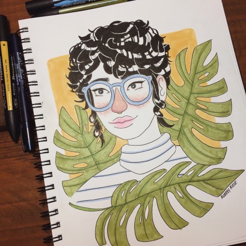 Look! I drew @mayavivas for an art swap we did! I had so much fun doing this! 