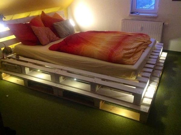 luisbermudezm:  Ideas para el hogar: Pallet Bed 