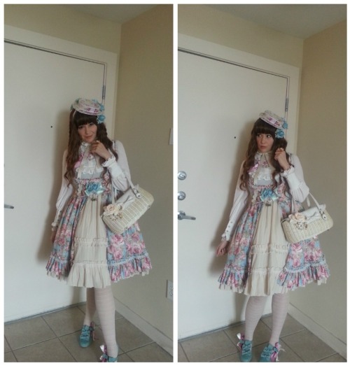 onysablet:  My outfit for Frill on Sunday afternoon.  Met a lot of lovely people!