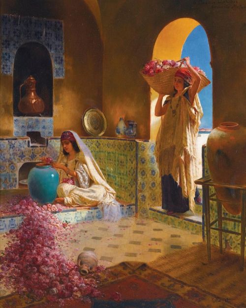 WOMEN IN ORIENTALIST PAINTINGS I kept on Facebook an album combining works by Rudolf Ernst and Ludwi