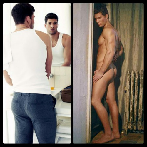 lamarworld:  (PART 1 of 2) Model/actor Aaron O’Connell ass & bulge.