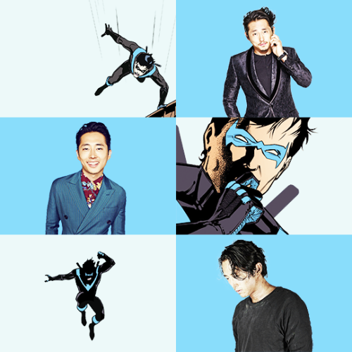 arturcurry: dc fancast: steven yeun as dick grayson/nightwing