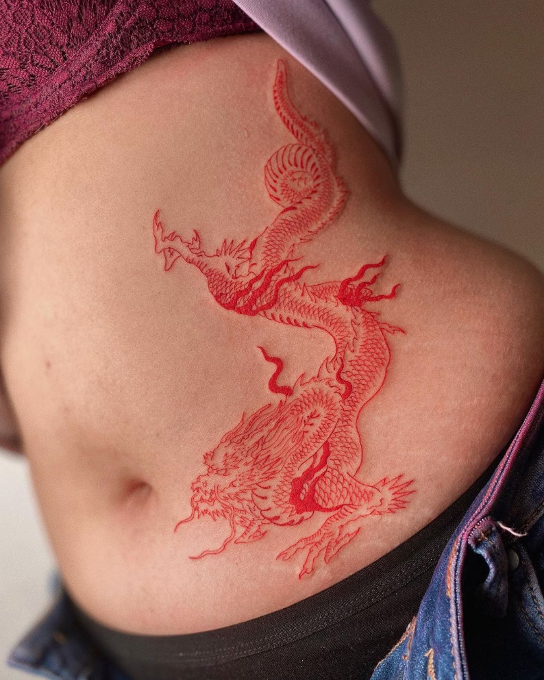 MyTattoocom  Red tattoos why everyone wants red ink under their skin now