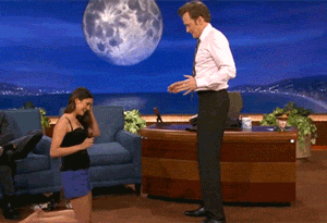 advice-animal:  Nina Dobrev And Conanhttp://advice-animal.tumblr.com/ 