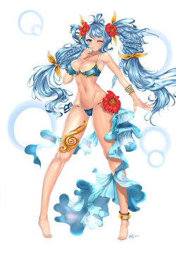 league-of-legends-sexy-girls:  sona2 by cksl62 