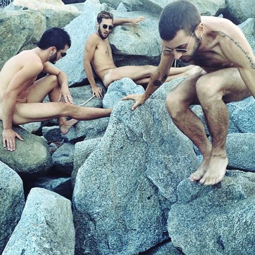 summerdiary:  Christian, Filippo + Albert by Jordi Chicletol for thehotspot.es 