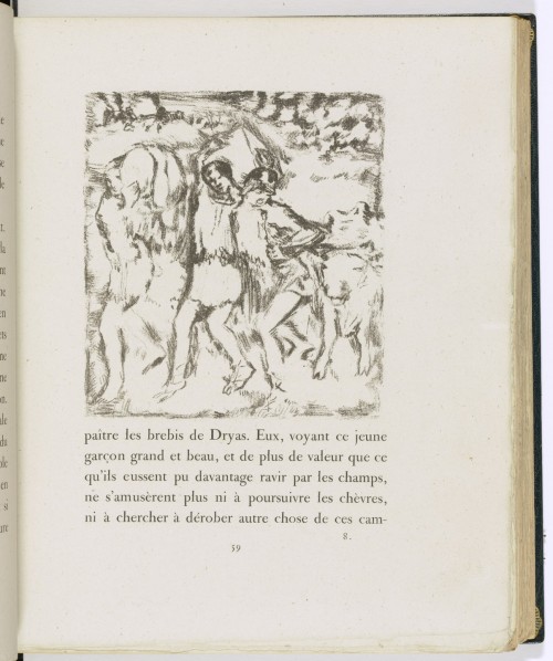 In-text plate (page 59) from Daphnis et Chloé, Pierre Bonnard, 1902, MoMA: Drawings and PrintsThe Lo