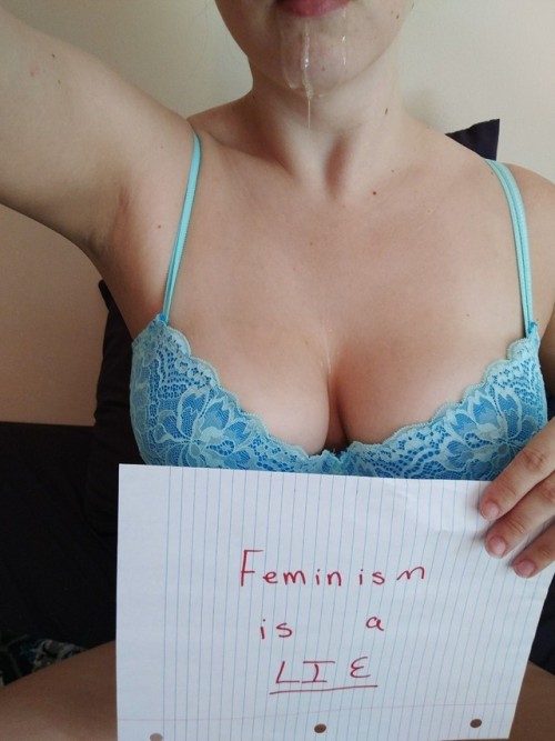 thecreatingfucktoys: sugarbabybimbo:  thecreatingfucktoys:  Cunts do inspire other cunts. Just posted one submission and just received another one. This one has big tits and just can’t help but drool when she thinks of how she is just a dumb object