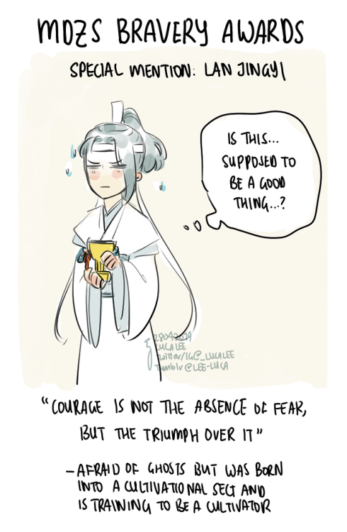 lee-luca - MDZS Courage Awards 2k19Contains spoilers!!(Y’all,...