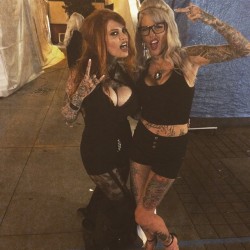 girlsblownaway:  Equal tats, not equal tits.