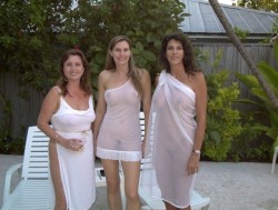 shorty33saw:  pokiesman2: The neighbors toga party  Mommy, my Sis and my Aunt.