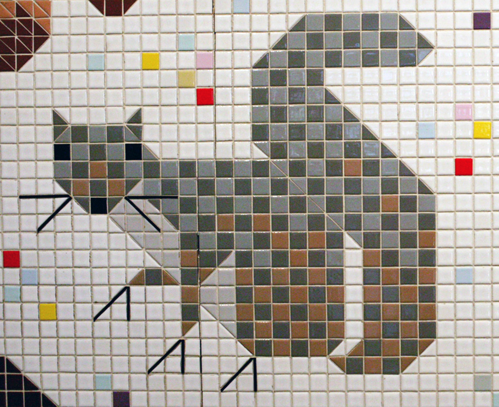 teaim:  Space For All Species Mural Charley Harper’s first ever mural ‘Space