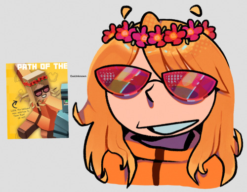Shitty Drawing (dont Flip It Pls) I Made Of Lola/nessa Diamond From The Only Literature Of Minecraft