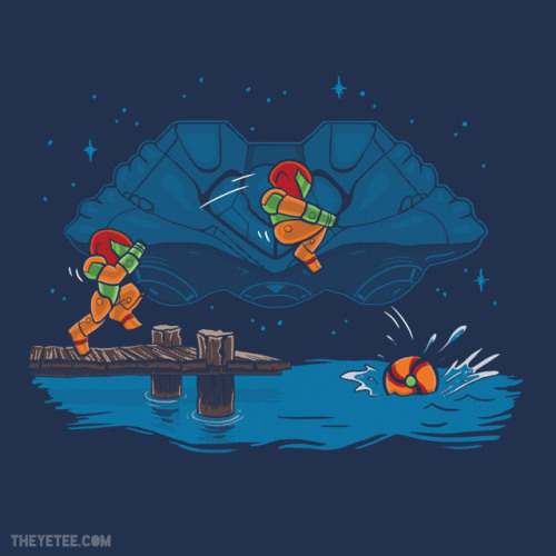 Summer of Samus I have a new design up today! $11 Tees / $13 Tanks for 24 hours only at The Yetee. C