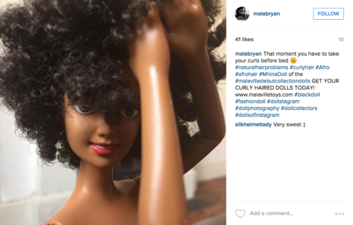 stylemic:   Model creates black dolls with adult photos