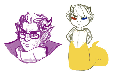 Homestucky things from the stream. VuV