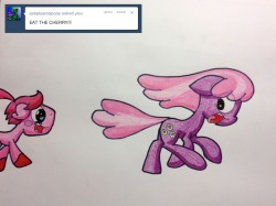 ask-pony-kirby:  (( Totally like not dead and stuff… ))  Noooo, they said CHERRY, Kirby! Not Cheerilee! Bad Kirby! D=