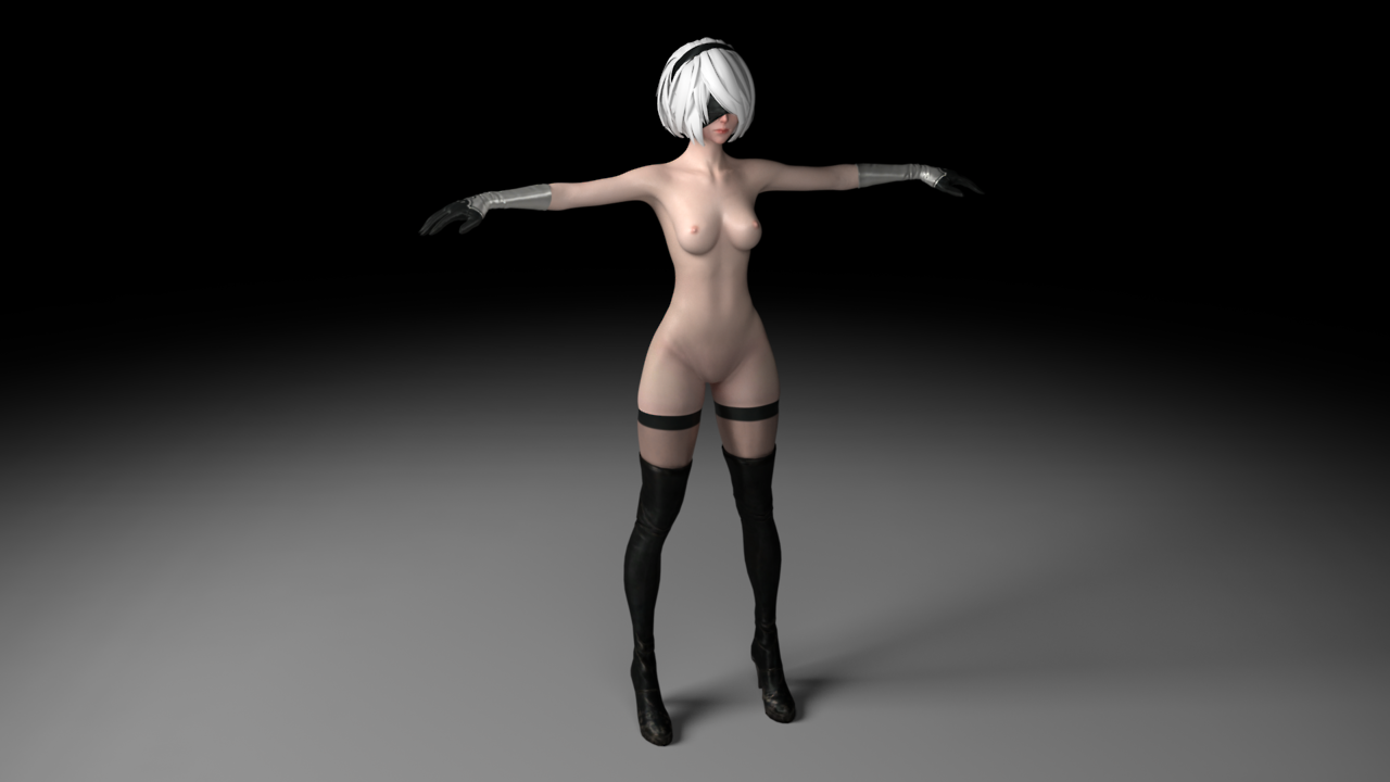 coronalview:  2b &amp; a2 nsfw art by respective  Artist: pewposterous