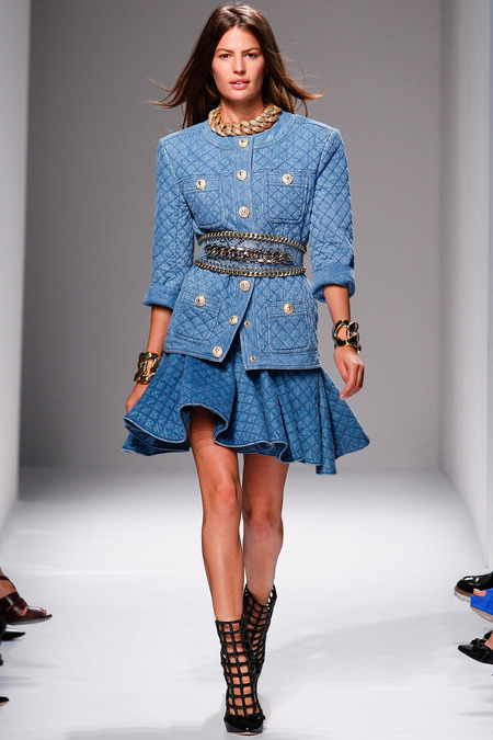 victoriassecretangelsss:  Cameron at Balmain S/S 2014 PFW 