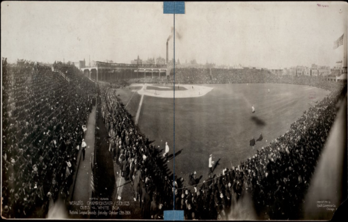 digitalpubliclibraryofamerica:Panoramic images from the 1906 World Series, October 9-14. The serie