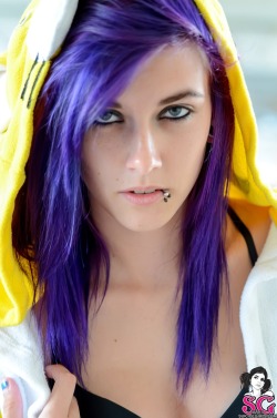 candysroom25:  Euphemia 1 from SuicideGirls.com. I’m working with a Suicide Girl this weekend so I’ve been crushing on them today, especially this one. Jesus girl…  If you haven’t checked out the Suicide Girls’ site, then you should do so right