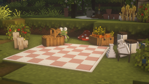  keroppi in the minecraft picnic <333 nurse ellie offers their support 2 a wandering traveller &l