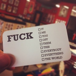 just-some-erratic-speculations:  This card can come in handy for so many occasions. 