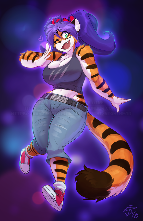 artofnighthead:    Patreon Reward for Devin Leonhart of Traci Tiggs! I’ve seen