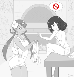 canime: Mallow takes Selene to a secluded cooking spot.Part 2 of Teruyo’s Patreon Reward.   Patreon | Twitter | Ko-Fi 