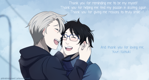 I always wanted to make a comic to Viktor’s perspective on how Yuuri helped him heal as well, sometimes we forget he was also depressed. The two of them truly helped each other and became stronger together. So have this as my Valentine’s to you all 