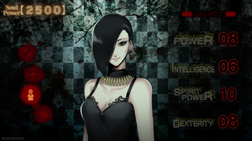 xenvita: New original Death Mark/死印 character: Kanata Eiko A talented pianist with death mark on her right eye. She is also a single mother and her son Kanata Momoha, also receive a death mark. 