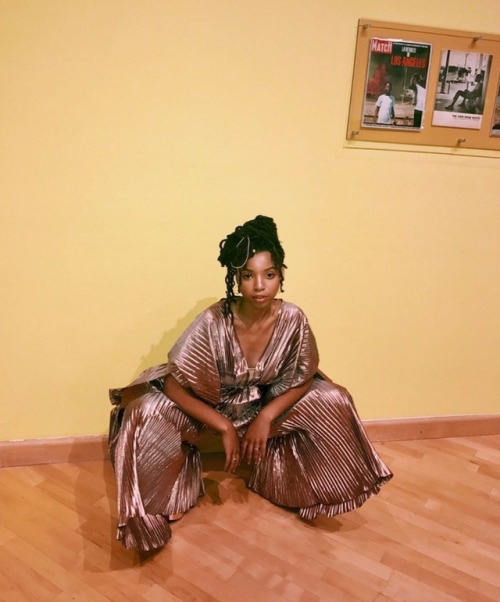 chloexhalledaily: Chloe x Halle attend the Wearable Art Gala at California African American Museum o