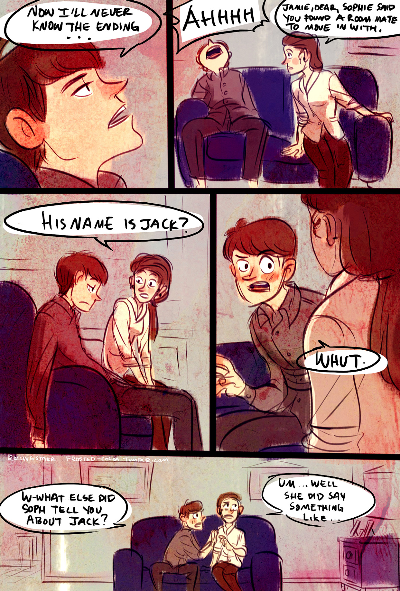 frosted-cocoa:  Bennefrost comic. I wanted to doodle today, so I doodled up some