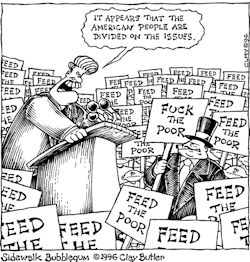 cartoonpolitics:  (cartoon by Clay Butler)