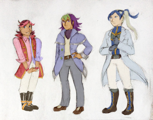 I LOVE DRAWING CHARACTER FUSIONS&hellip;&hellip;..zexal main trio + arclights