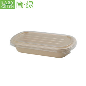 Biodegradable Food Container Degradable Disposable Lunch Bento Box  Cardboard Lunch Box Microwave Paper Plate Dish Restaurant Serving Supplies  Customized Size Manufactory China Manufacturer & Factory