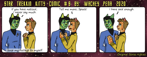 Star Trekkin Kitty Comic 9 Tagging peeps: @incorrect-trekquotes @sephiralorange @just-straight-up-ch