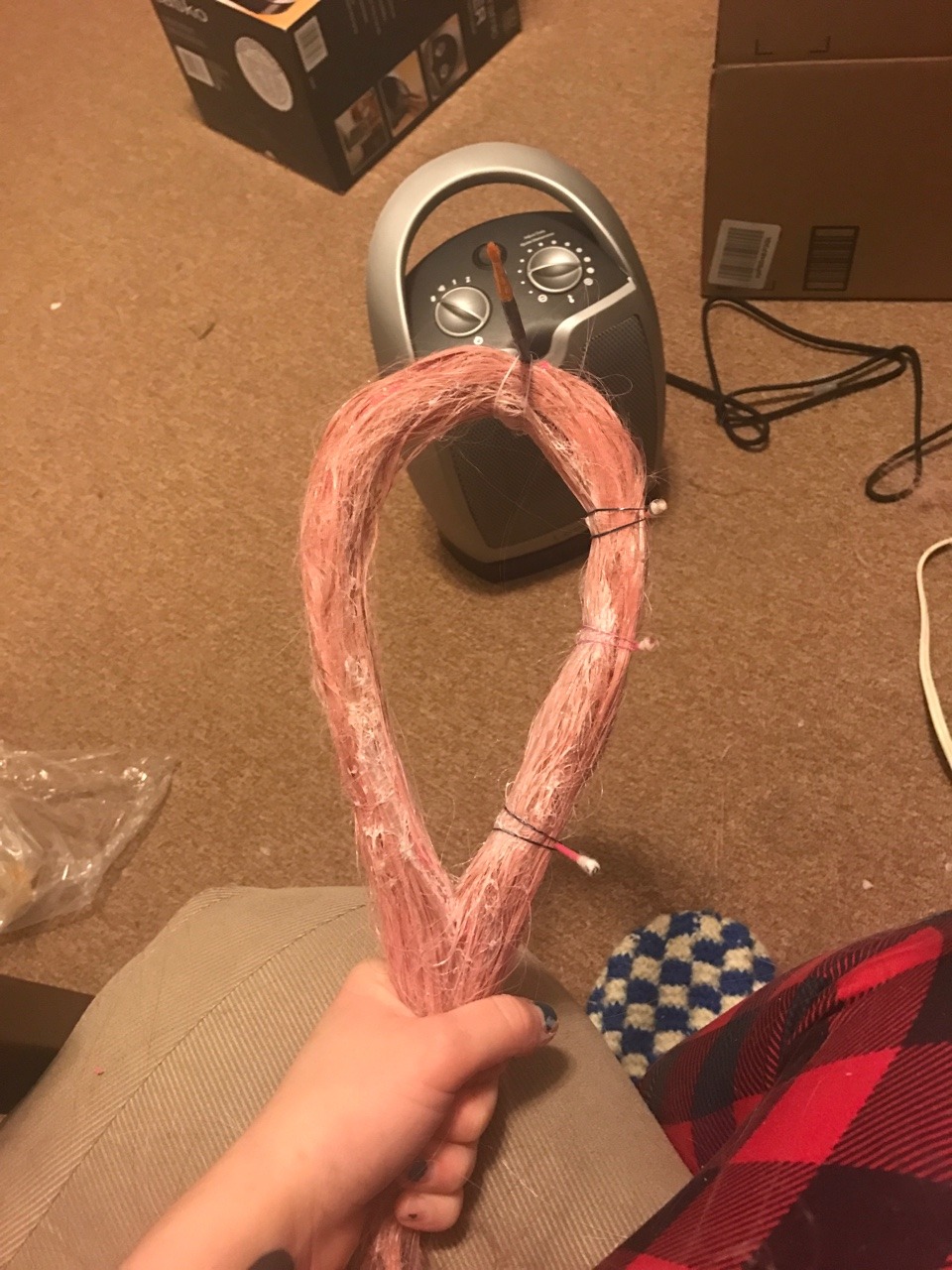 Working on nurse joy&rsquo;s hair loops. Not sure if anyone is interested in