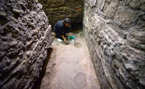 Hallan El Tzompantli Más Importante De Tenochtitlán. Es Una Estructura De Tezontle Y Estuco De Aproximadamente