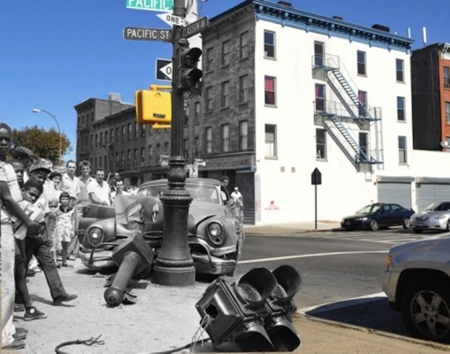 manycardigans:mymodernmet:New York City: Then and Now by Marc HermannA photo series that overlaps bl