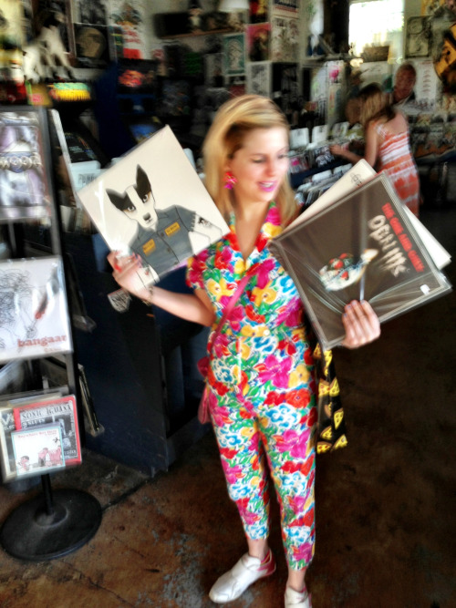 ashleycass:  Record Store Day at Trailer Space! 