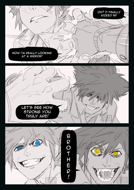 chachacharlieco:  chachacharlieco:  More Yakuza AU nonsense  OOF! BlooCerix from