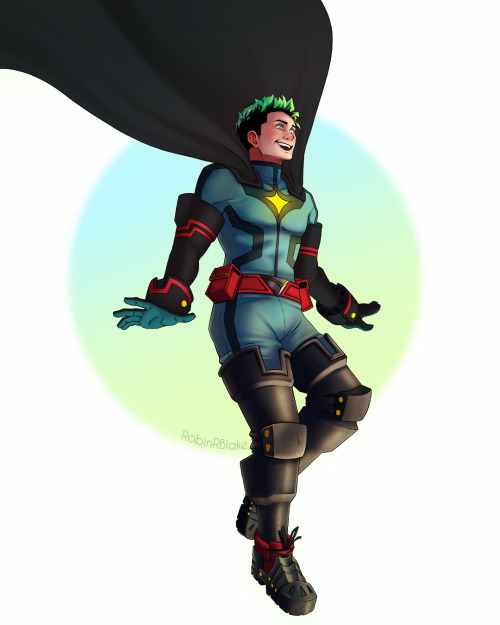 Pro Hero Deku. Close up and alternate black version.I think the black looks cool but a little more v