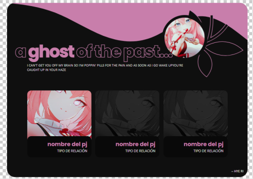 44. ─ Sweet but Psycho [Baúl] Code [Presentación] ─ Code [Cronología] ─ Code [Relaciones] Weno, yo c