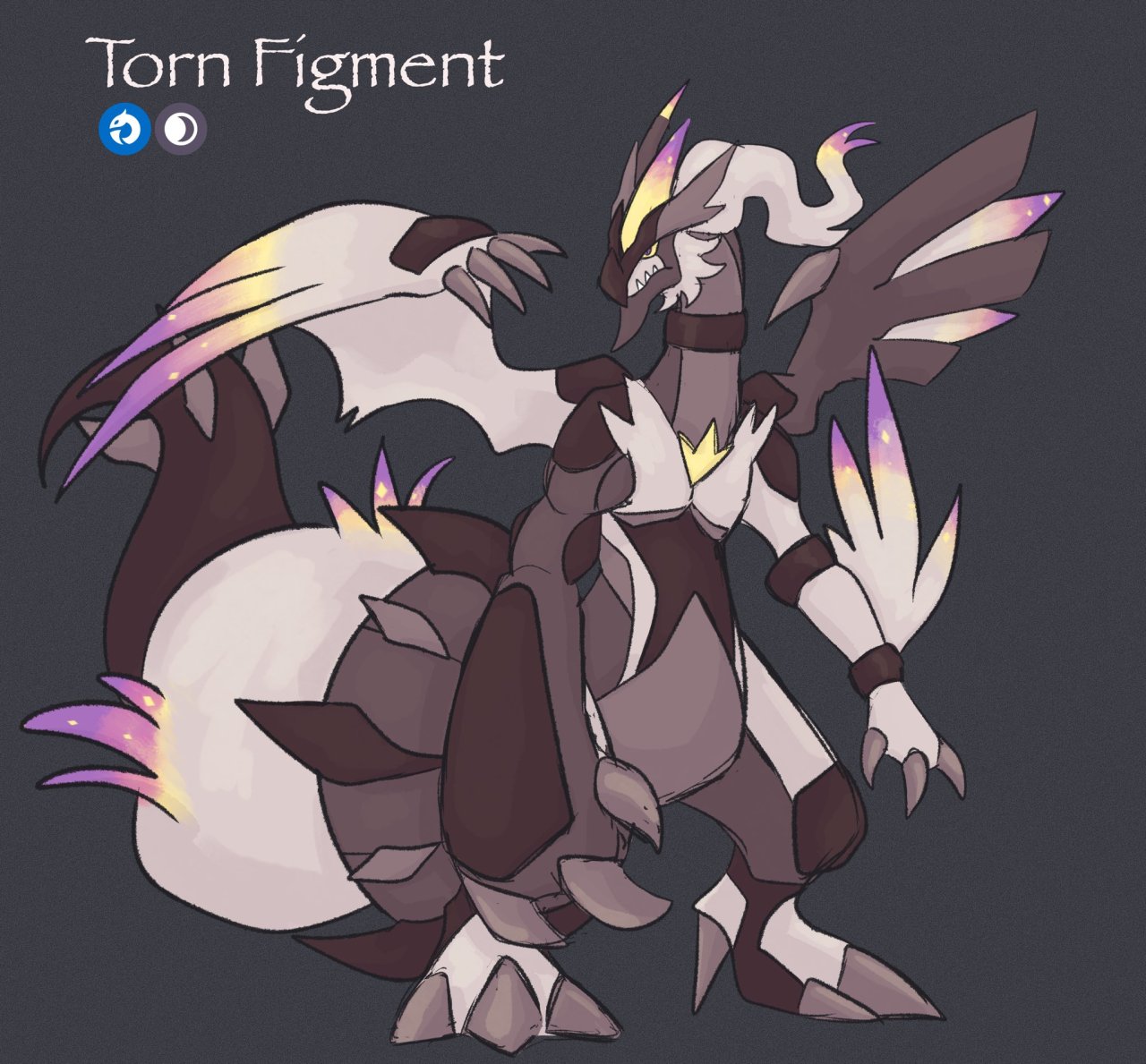 My take on the unovan original dragon (Kyurem+Reshiram+Zekrom Fusion) :  r/pokemon