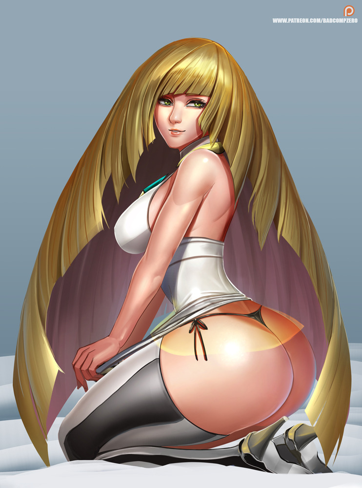 badcompzero:  Lusamine - PokemonSun&amp;Moon  Turn her in to  milf style :D