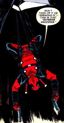 jthenr-comics-vault:  X-Treme Knocking!Deadpool #15Art by Declan ShalveyWords by Brian Posehn &amp; Gerry Duggan 