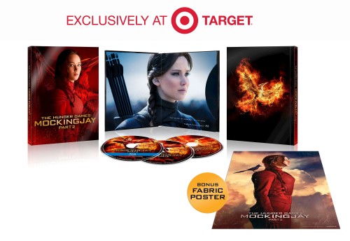 Target-exclusive Mockingjay - Part 2 Blu-ray + DVD digipak 