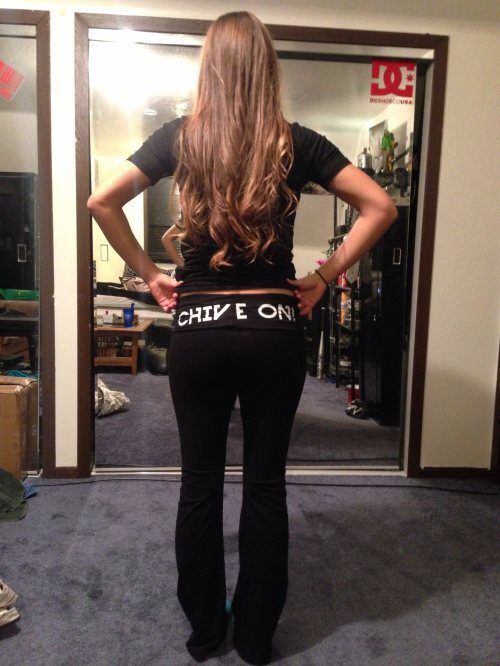 A Babe In Yoga Pants
