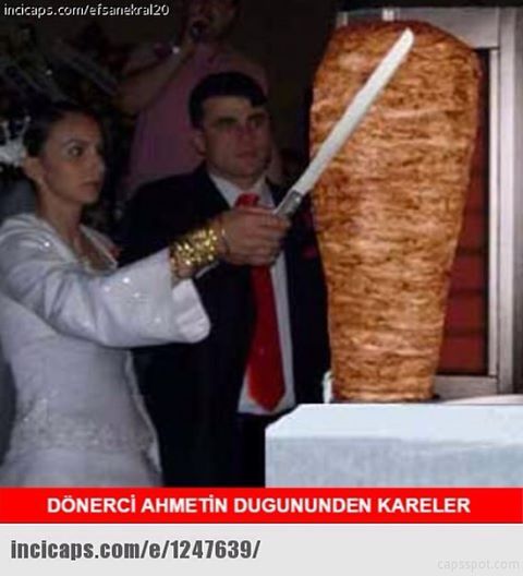 Dönerci Ahmetin düğününden kareler